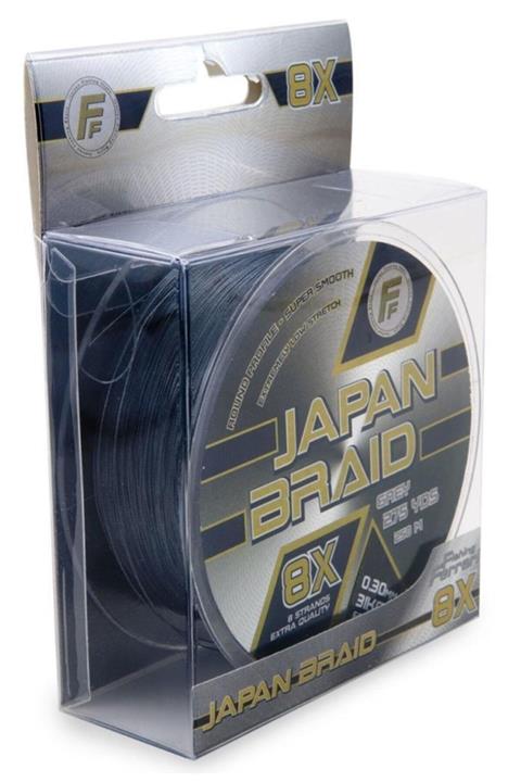LİNEAEFFE Japon Braid 8 Kat Örgü Ip Dynema Misina 250m Gri 0.18mm