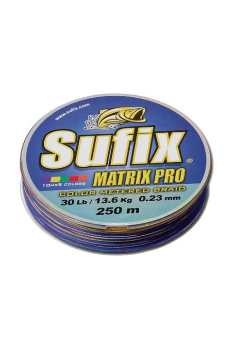 SUFIX Matrix Pro İp Misina Multıcolor 0.25 mm - 250 mt - 22.5 kg