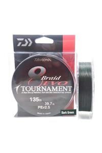 DAIWA Tournament 8 Braid Evo Dark Green Olta Misinası 135mt