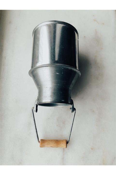 evdeneyoksa Galvaniz Dekoratif Mini Sütlük