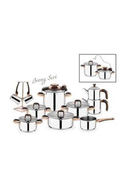 Schafer Compact Çelik Çeyiz Seti 18 Parça- Bakır