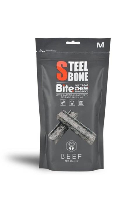 Steel Bone Biftekli Köpek Ödül Maması 3x99 Gr