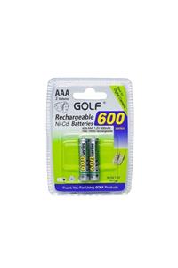 Golf Şarjlı Pil Aaa Ince 600mah Ni-cd (2 Adet) 600s