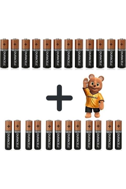 Duracell Alkalin 24'lü Özel Pil Paketi (12aaa +12aaa) Durpaketaaa24lü