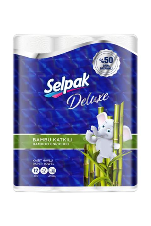 Selpak Bambu Katkılı Kağıt Havlu 12'li