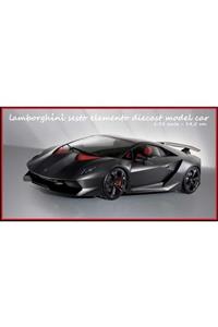 OYUNCAKSAHİLİ Lamborghini Sesto Elemento Tarzı Diecast Metal Model 14.5cm Araba