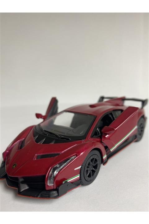 Diecast ,metal Oyuncak Araba Lamborghini Çek Bırak 1/36 Ölçek 12 Cm Model Araba