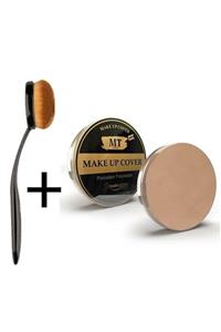 MT 209--make-up-cover-porselen-fondoten-kapatici-90ml-fondoten-makeuptime + Makyaj Fırçası