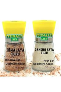 Tunalı Life Himalaya Tuzu + Çankırı Kaya Tuzu Değirmenli Kapak