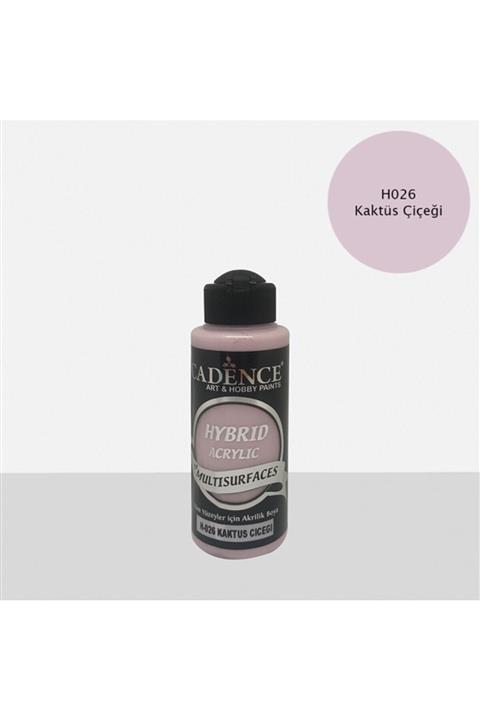 Cadence Hibrit Multisurface Akrilik Boya 120 Ml H026 Kaktüs Çiçeği