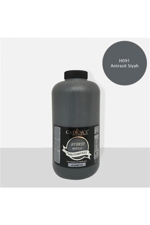 Cadence Hybrid Multisurface Akrilik Boya 2 Lt. H-091 Antrasit Siyah