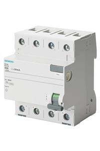 Siemens Yangın Korumalı Trifaze Kaçak Akım Rolesi 4x25 Amper 300ma