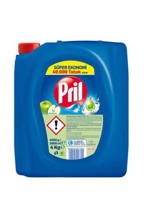 Pril Sıvı Bulaşık Deterjanı Elma 4 kg