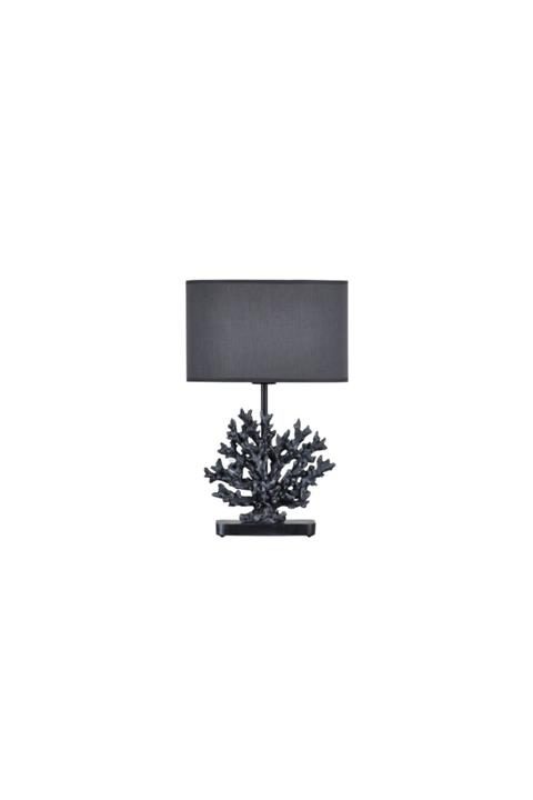 Vivense Qdec Modern Dizayn Mercan Abajur Gümüş-gri