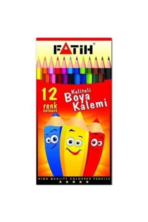 3K Fatih Kuru Boya 12 Renk Tam Boy 24 Adet