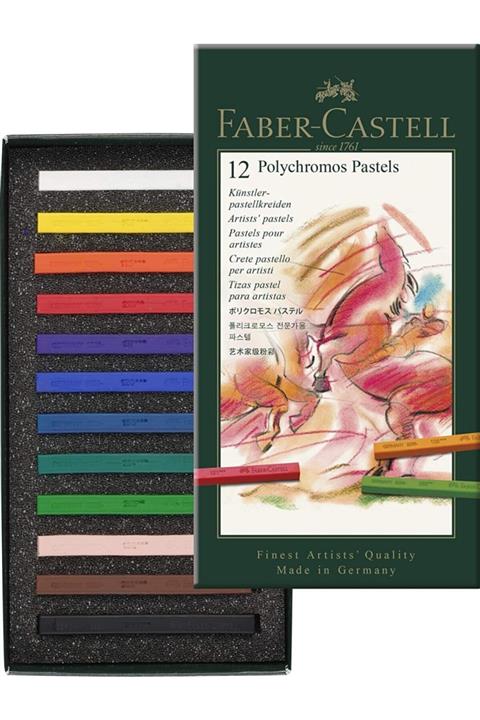 Faber Castell Faber-castell Polychromos Pastel Boya 12 Renk