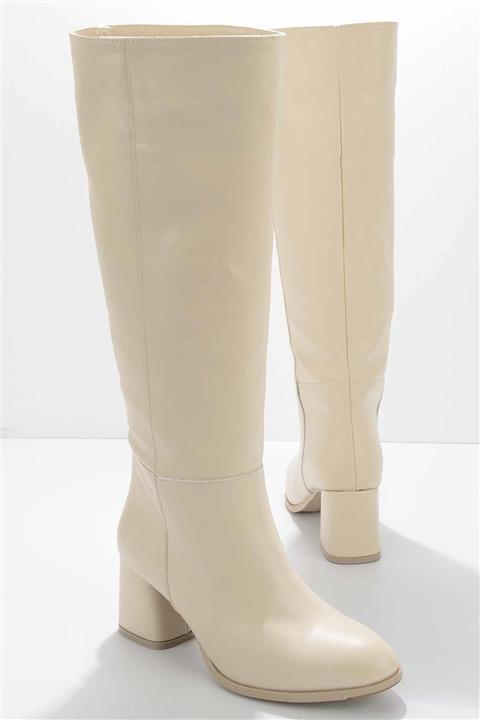 Bambi Bej Kadın Çizme K038243010