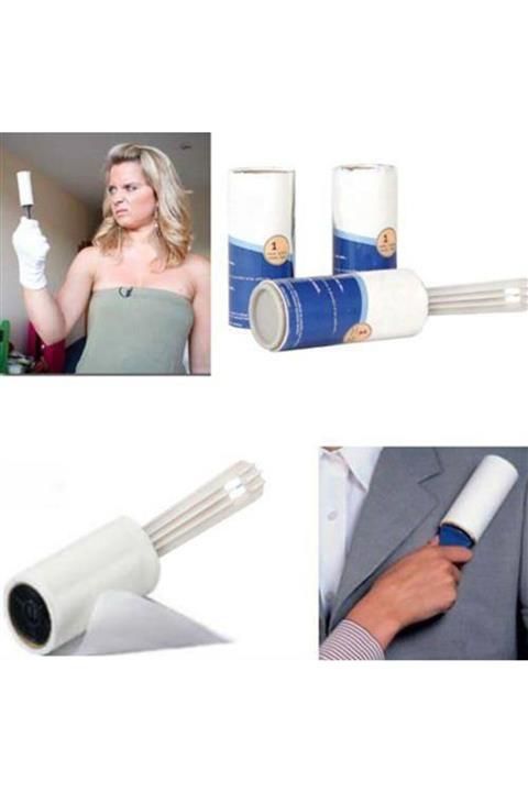 Hibrit Shop 5 Li Tüy Toplama Rulosu 4 Yedekli Asorti