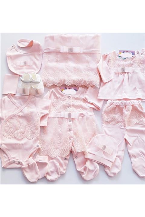 Little Gift Fransız Dantelli Hastane Çıkışı