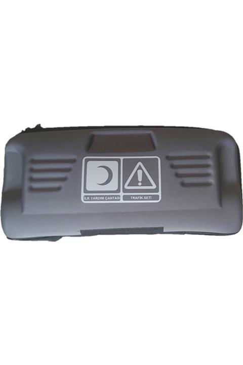 SAHLAN Trafik Seti Çantalı Lüx Set Yangın Söndürücülü Evo Set Renk Gri