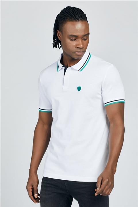 Loft Erkek Beyaz Kısa Kol Polo Yaka Tshırt