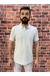 SHAZ Erkek Mınt Yeşil Polo Yaka T-shirt