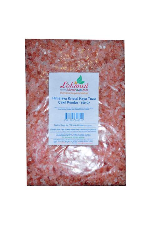 DEVREYON Yemeklik Himalaya Kristal Kaya Tuzu Çakıl Pembe 500 gr