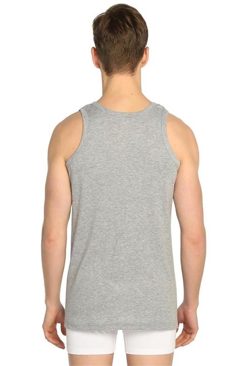 Tutku Erkek Klasik Gri Ribana Atlet  6'lı Paket