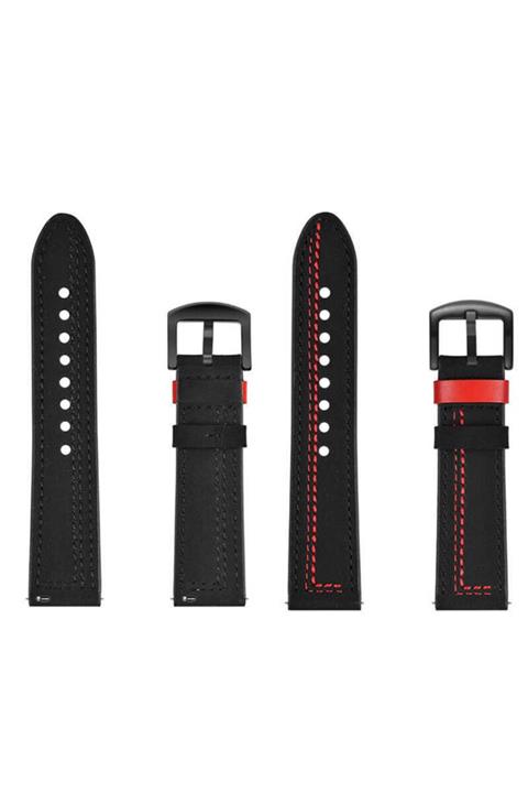 noktaksgalaxy Watch 46mm (22mm) Krd-19 Deri Kordon