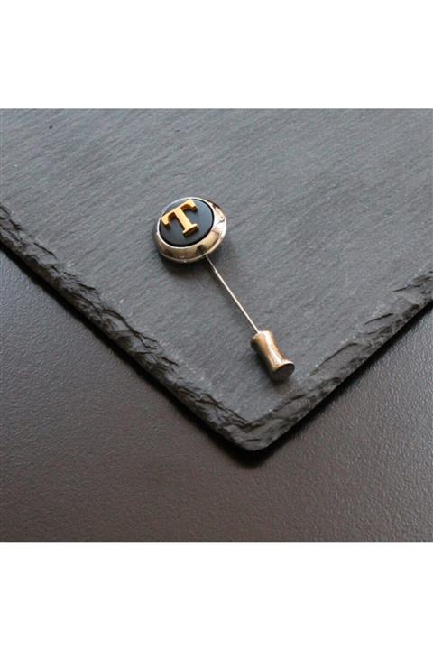 COOLMENCLUB Erkek T Harfi Ceket Yaka İğnesi