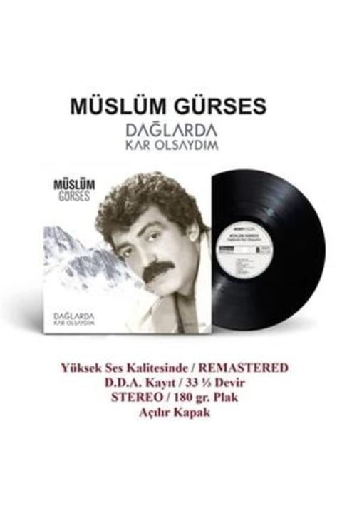 Esen Müzik Müslüm Gürses - Dağlarda Kar Olsaydım (plak)