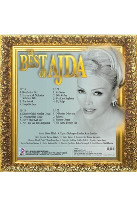 Ucuz Plak & Pikap Hediyelik Eşya Ajda Pekkan - The Best Of Ajda - Renkli 2 Plak Birden