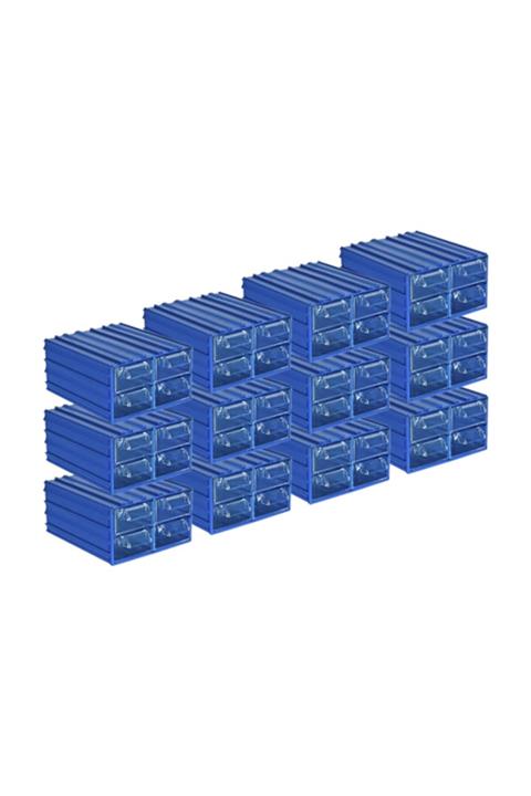 Hipaş 305 Plastik Çekmeceli Kutu (Küçük Boy) 48 Çekmeceli