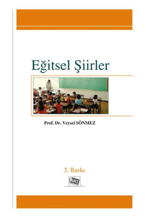 Anı Yayıncılık Eğitsel Şiirler - Veysel Sönmez