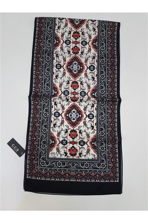 CCS Sarar Kadın Siyah Dar Boyun Fuları