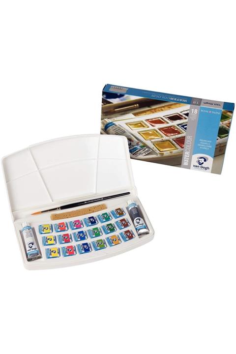Van Gogh Gwc Suluboya Tablet Set 18'li (plastik Kutu)