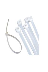 Sgs 2x100 Adet 3.6x150 Mm Beyaz Cırt Kelepçe Kablo Bağı Klips 200 Adet