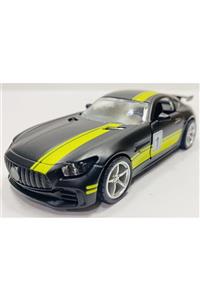 toysandmore Mercedes Benz Amg Gtr Model Metal Araba Çek Bırak 1-34 Ölçek Siyah