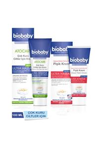 Biobaby Atopik Cilt Krem 100 ml + Hassas Bebek Cildine Özel Pişik Kremi 75-ml Set