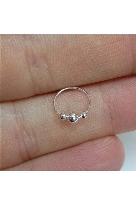 TakıConcept Saf Gümüş Halka Hızma 925 Ayar