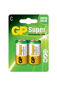 GP Batteries Gp Lr14 Super Alkalin Orta Boy Pil 2li