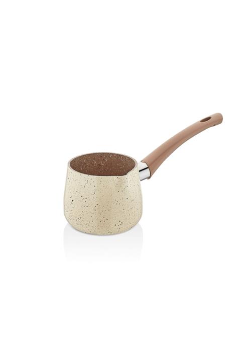 EW's Kitchenware Krem Renk Granit Küçük Boy Cezve