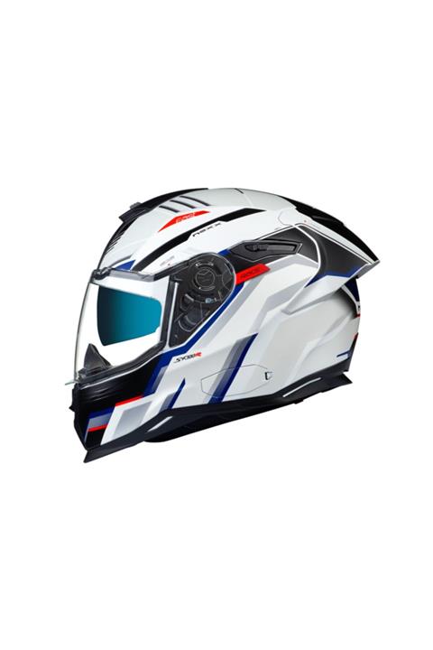 Nexx Sx.100r Grıdlıne Mat Beyaz Mavi Kask