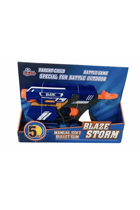 VARDEM OYUNCAK Nerf Sünger Atan Yumuşak Mermili 5 Hazneli Tabanca