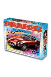 LAÇO KİDS 250 Parça Kırmızı Jaguar Araba Puzzle