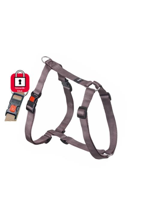 HİLALSHOP Karlıe Kilitli Göğüs Tasma M 45-70cm Gri