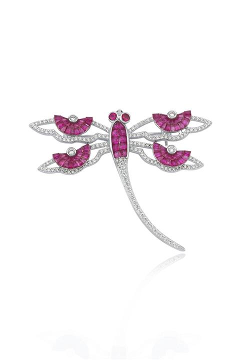 Markiz Line by Markiz Mücevherat Yusufçuk Gümüş Broş