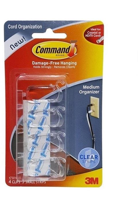 ASMEYAL Marka: 17301-clr Command Orta Boy Kablo Düzenleyici Kategori: Yapıştırıcılar