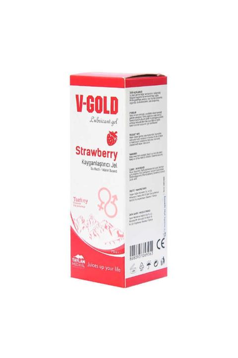 VGold Kayganlaştırıcı Jel Çilekli 75 Ml