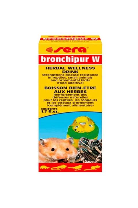 SERA Bronchipur W Koni Çiçeği Kökü Özü Ek Besin Takviyesi 50 Ml